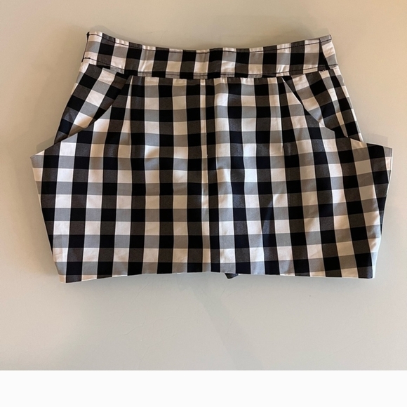 Vintage Y2k Miss Sixty Black and White Checkered Skort Size 27 - Picture 9 of 10